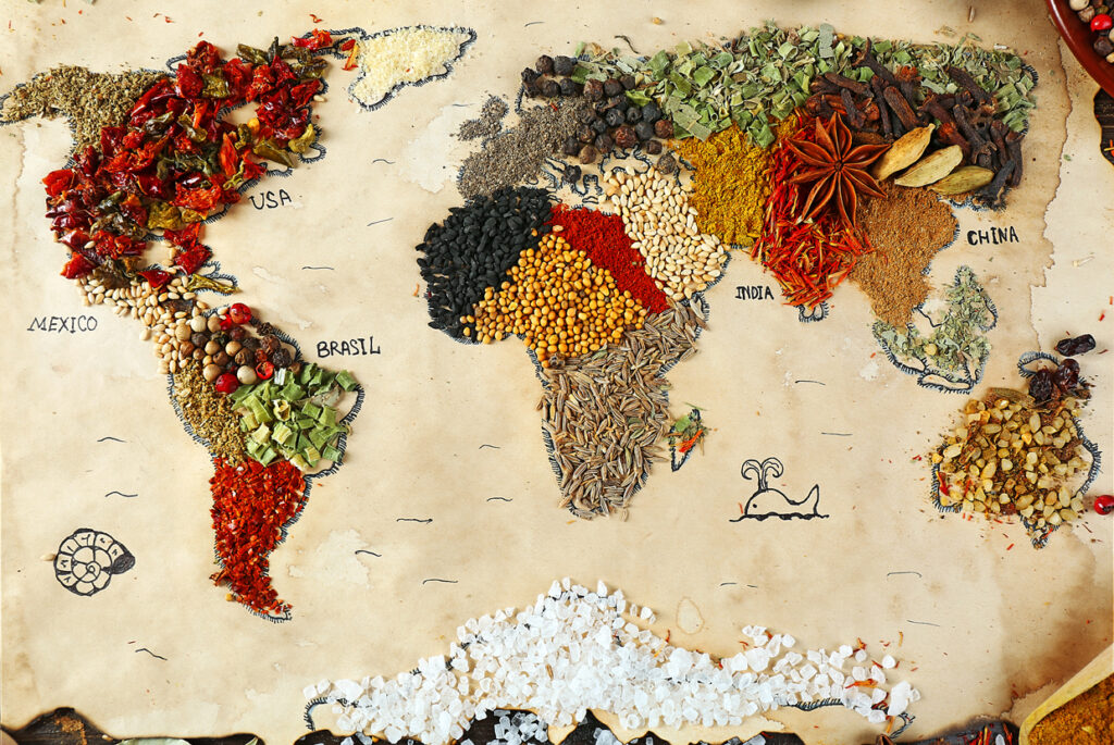 Map-of-the-worl-in-spices